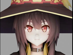 megumin girl 3D Model