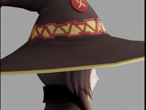 megumin girl Modèle 3D