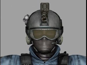 shield agent man 3D Модель