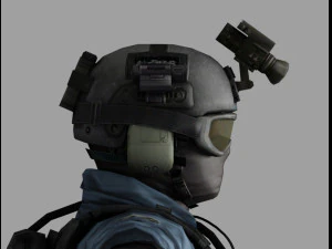 shield agent man 3D Model