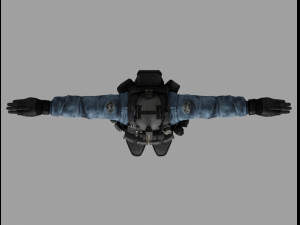 shield agent man 3D Модель