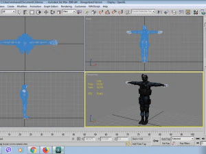 shield agent man 3D Model
