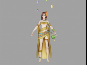 magic girl 3D Model