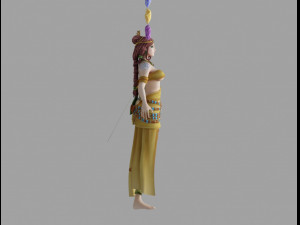 magic girl 3D Model