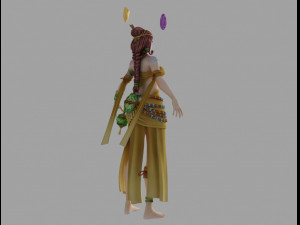 magic girl 3D Model