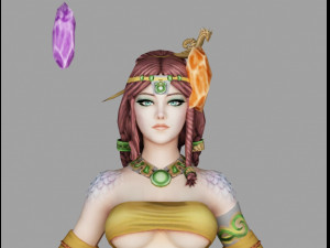magic girl 3D Model