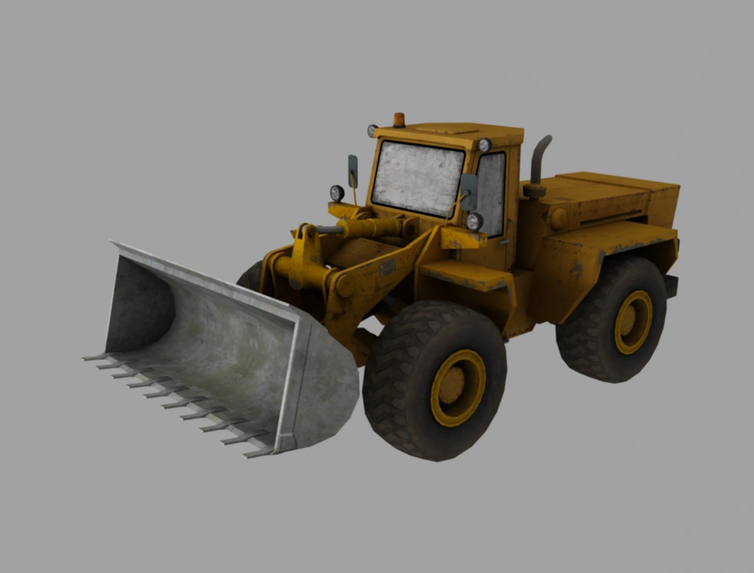 megrat front loader 3D Model .c4d .max .obj .3ds .fbx .stl .blend 