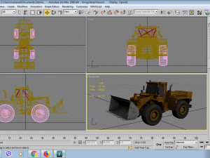 megrat front loader 3D Model