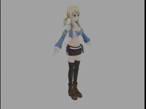 lucy heartfilia 3D Model