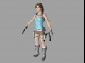 lara croft casual 3D Model