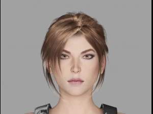 lara croft casual 3D Model