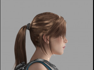 lara croft casual Modelo 3D