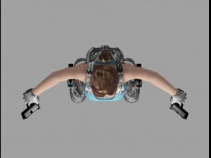 lara croft casual Modelo 3D