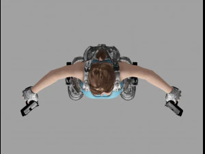 lara croft casual 3D Model