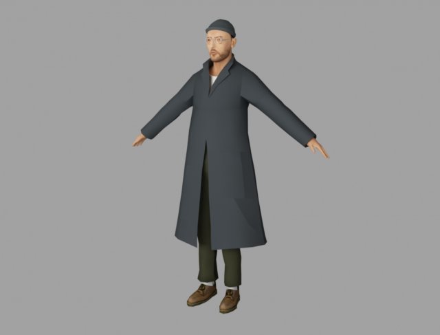 jean reno Modelo 3D .c4d .max .obj .3ds .fbx .stl .blend 