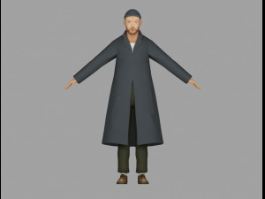 jean reno Modelo 3D