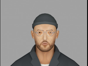 jean reno Modelo 3D