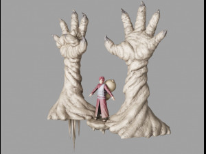 gaara from naruto Modelo 3D