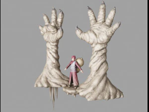 gaara from naruto 3D Model