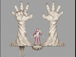 gaara from naruto Modelo 3D