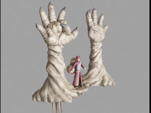 gaara from naruto 3D Model