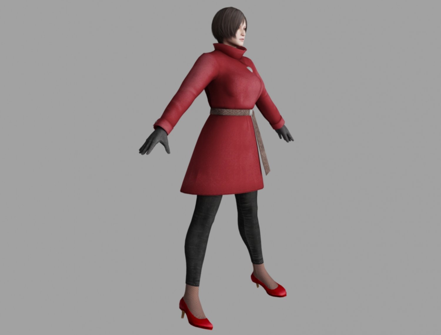 Ada wong resident evil 2 remake 3D Model in Woman 3DExport