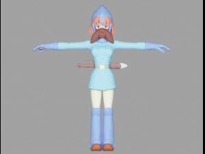 nausicca girl 3D Model