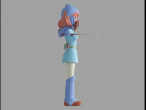 nausicca girl 3D Model