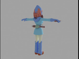 nausicca girl 3D Модель