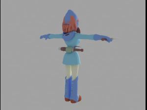 nausicca girl 3D Model
