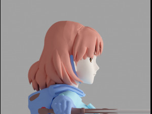 nausicca girl 3D Модель