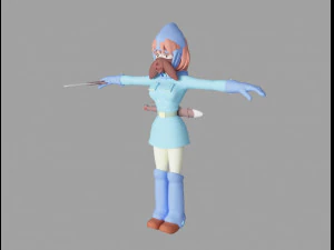 nausicca girl 3D Model