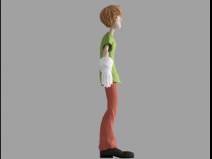 shaggy Modelo 3D