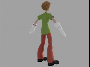 shaggy Modelo 3D