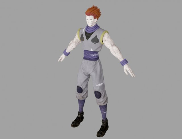 hisoka morow Model 3D .c4d .max .obj .3ds .fbx .stl .blend