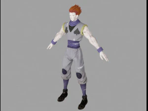 히소카 모로 3D 모델