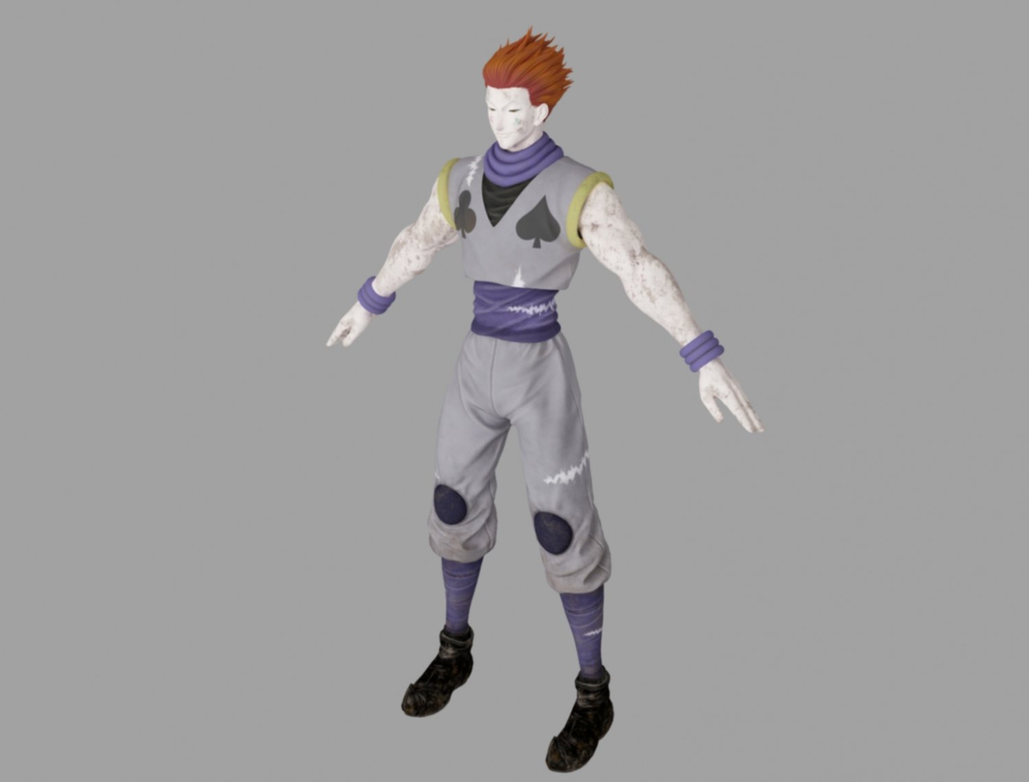 Hisoka Morow 3d Model In Cartoon 3dexport