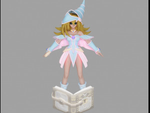 dark magician girl 3D Model