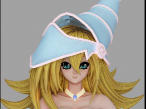 dark magician girl 3D Model