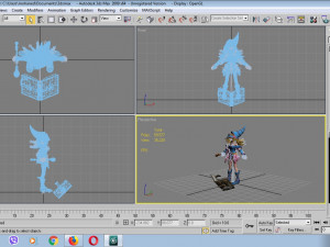 dark magician girl 3D Model