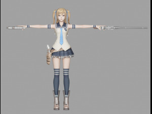 kuroe akane 3D Модель