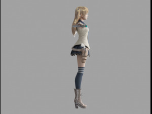 kuroe akane 3D Модель
