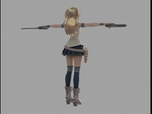 kuroe akane 3D Модель