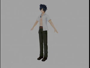 gray fullbuster 3D Model