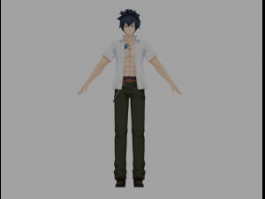 gray fullbuster Model 3D