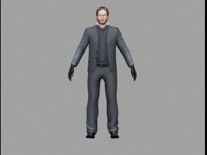 john wick Model 3D