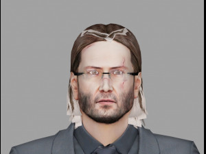 john wick Model 3D