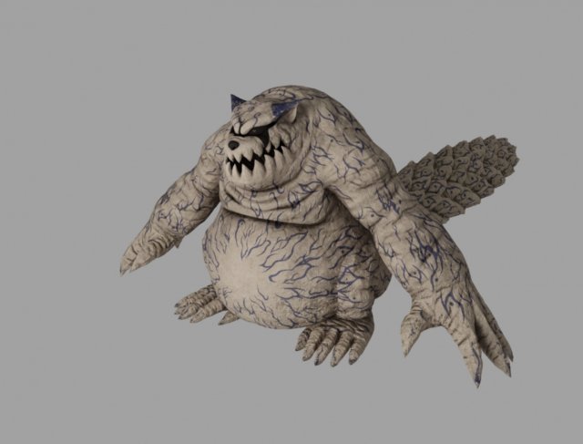 shukaku Model 3D .c4d .max .obj .3ds .fbx .stl .blend 