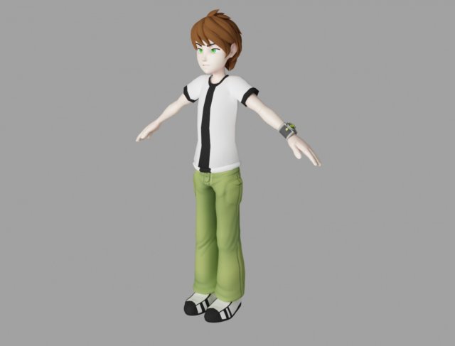 ben tennyson 3D Model .c4d .max .obj .3ds .fbx .stl .blend 