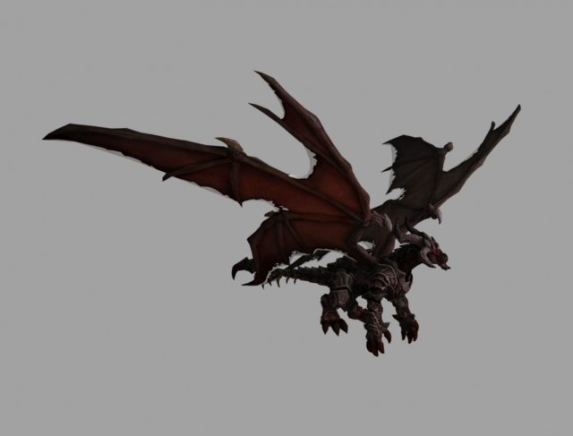 Abaddon Dragon Modelo 3D, Drogon C